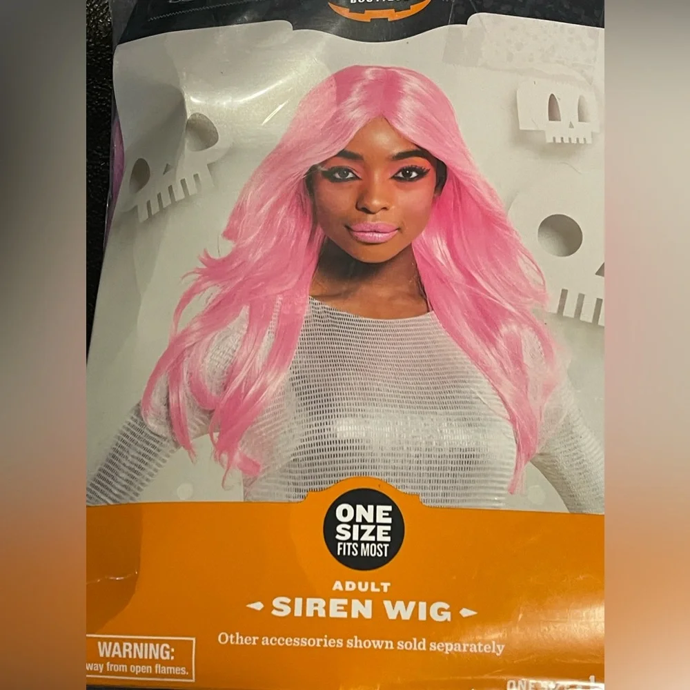 Siren wig, pink wig one size fits‎ most Hyde and Eek! NWT